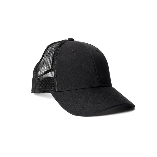 recycled-poly-low-profile-trucker-hat-a3 Web_PDP-LowProfileTruckerHat_Studio_Front_Black.jpg